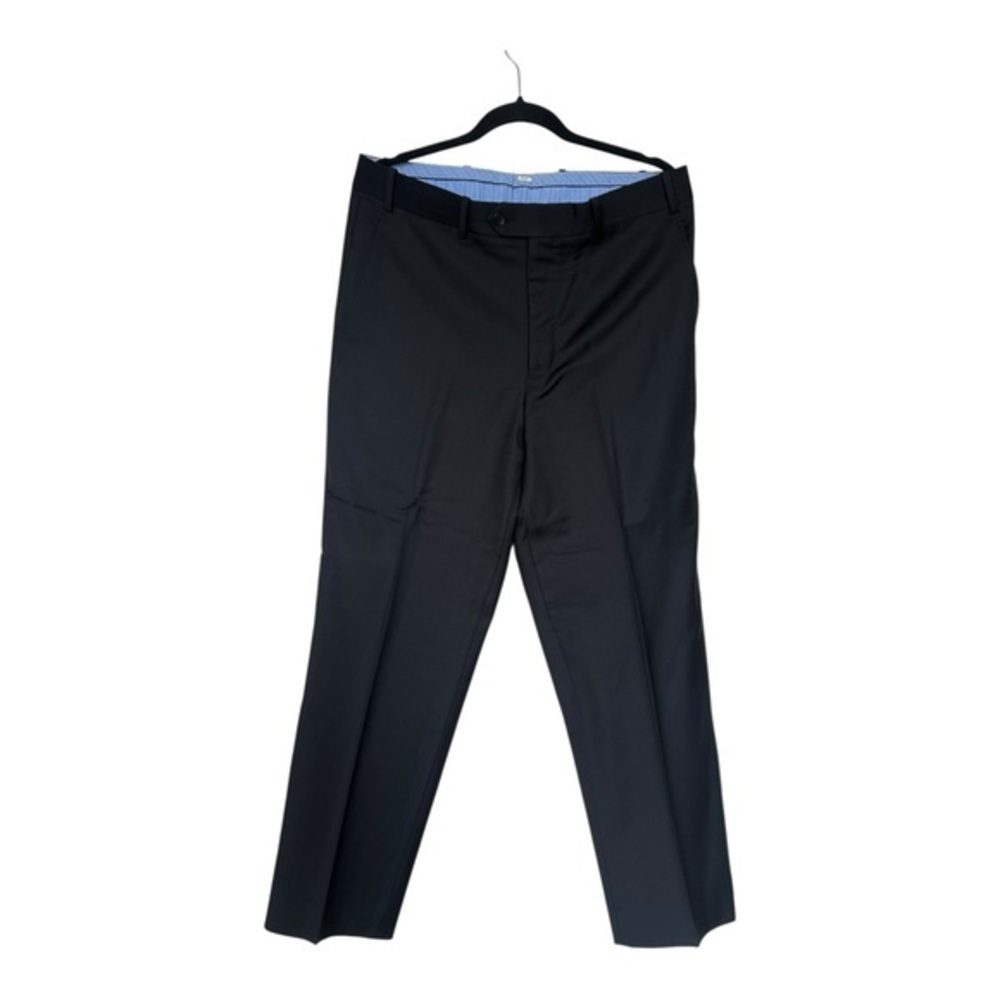 Paul Betenly Black Vantage Super 120’s Wool Dress Pants Size 38R